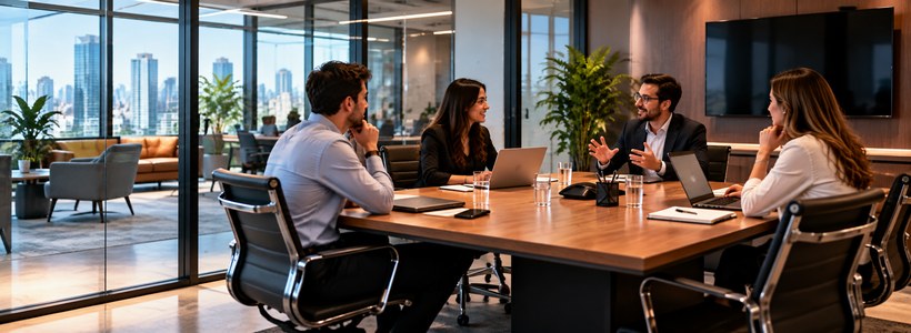 Título alternativo: Sala de reunião por hora: como funciona a locação e quais as vantagens